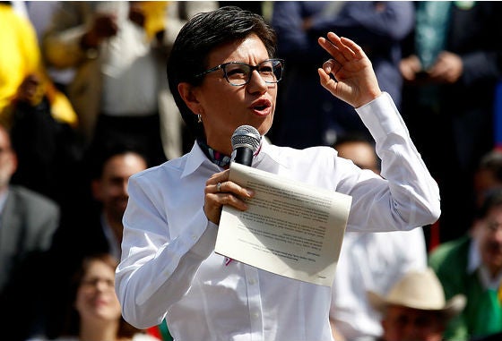 Claudia López, alcaldesa de Bogotá.