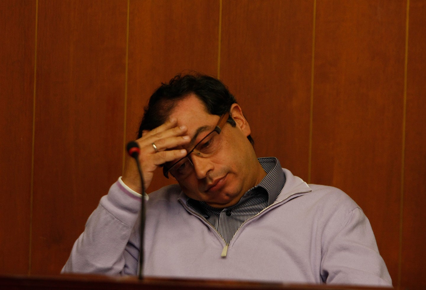 El senador Gustavo Petro