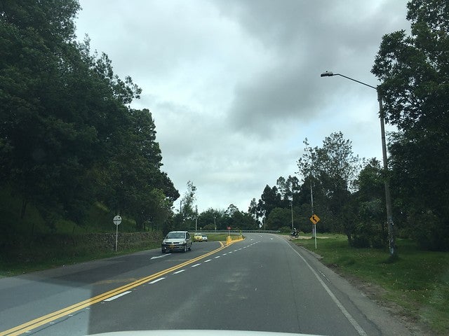 La avenida Circunvalar, en Bogotá