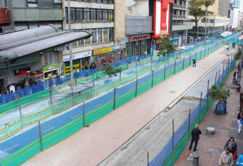 Peatonalización de la Carrera Séptima.