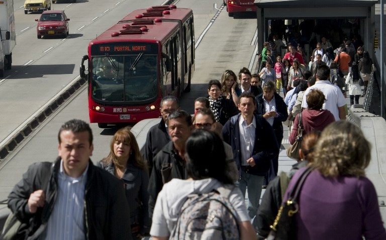 Transmilenio, sistema de transporte masivo de Bogotá