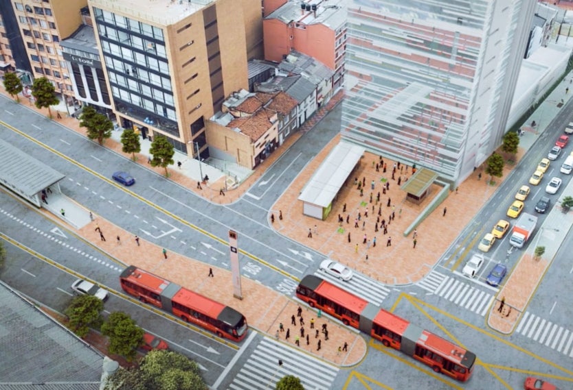 Transmilenio por la séptima