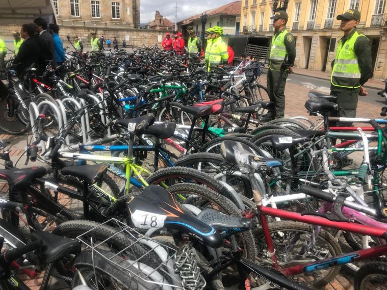 Bicicletas hurtadas en Bogotá