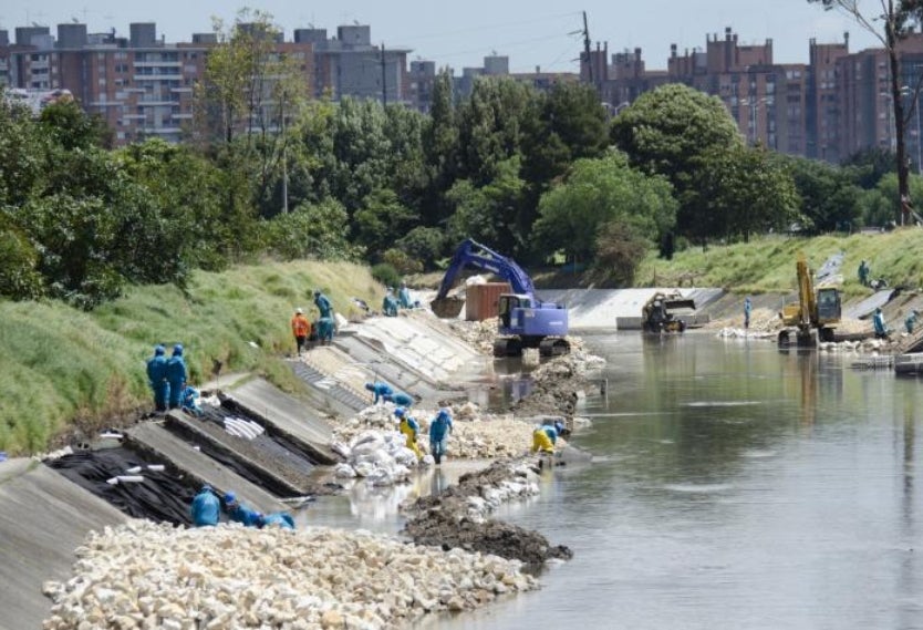 Canal Fucha en Bogotá