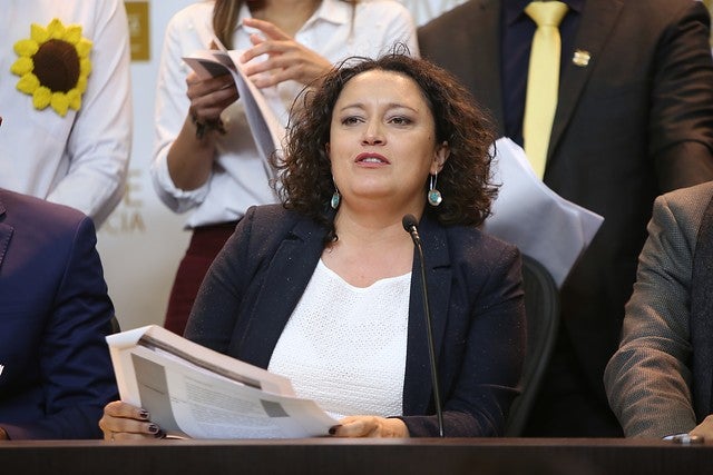 Senadora Angélica Lozano.