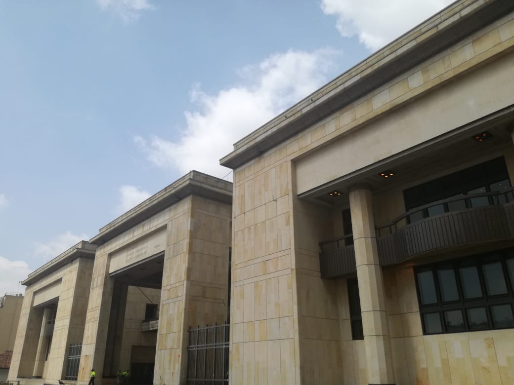 Palacio de Justicia, en el centro de Bogotá
