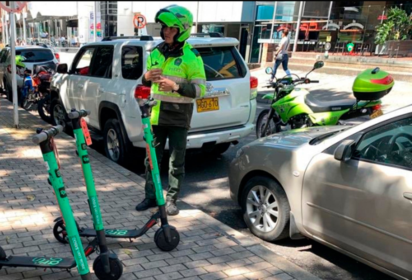 Patinetas eléctricas en la ciudad de Bogotá