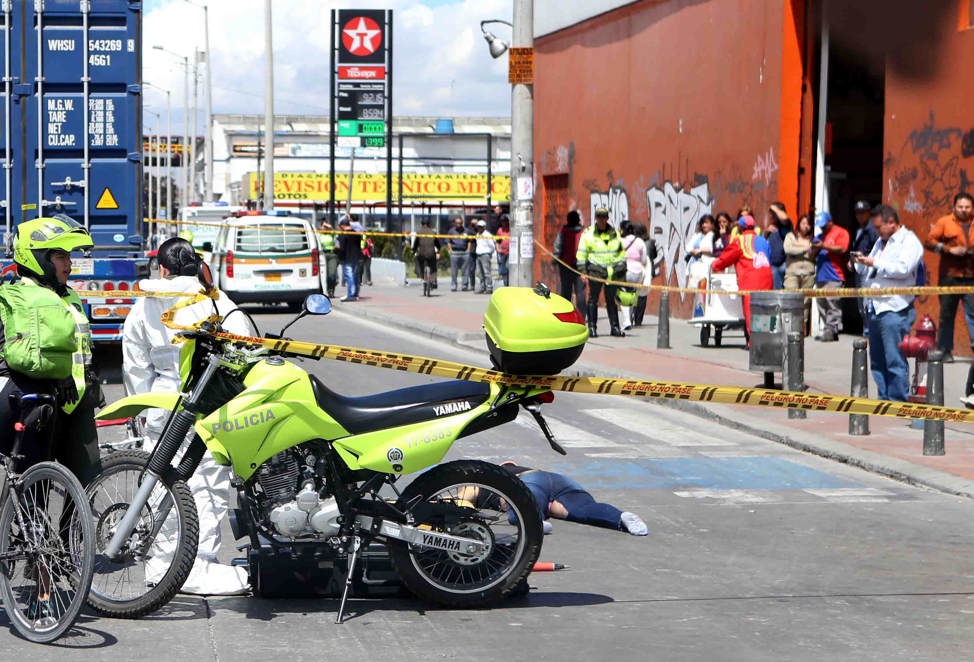 LEVANTAMIENTO DE CADAVER POR EL CTI DE LA FISCALIA