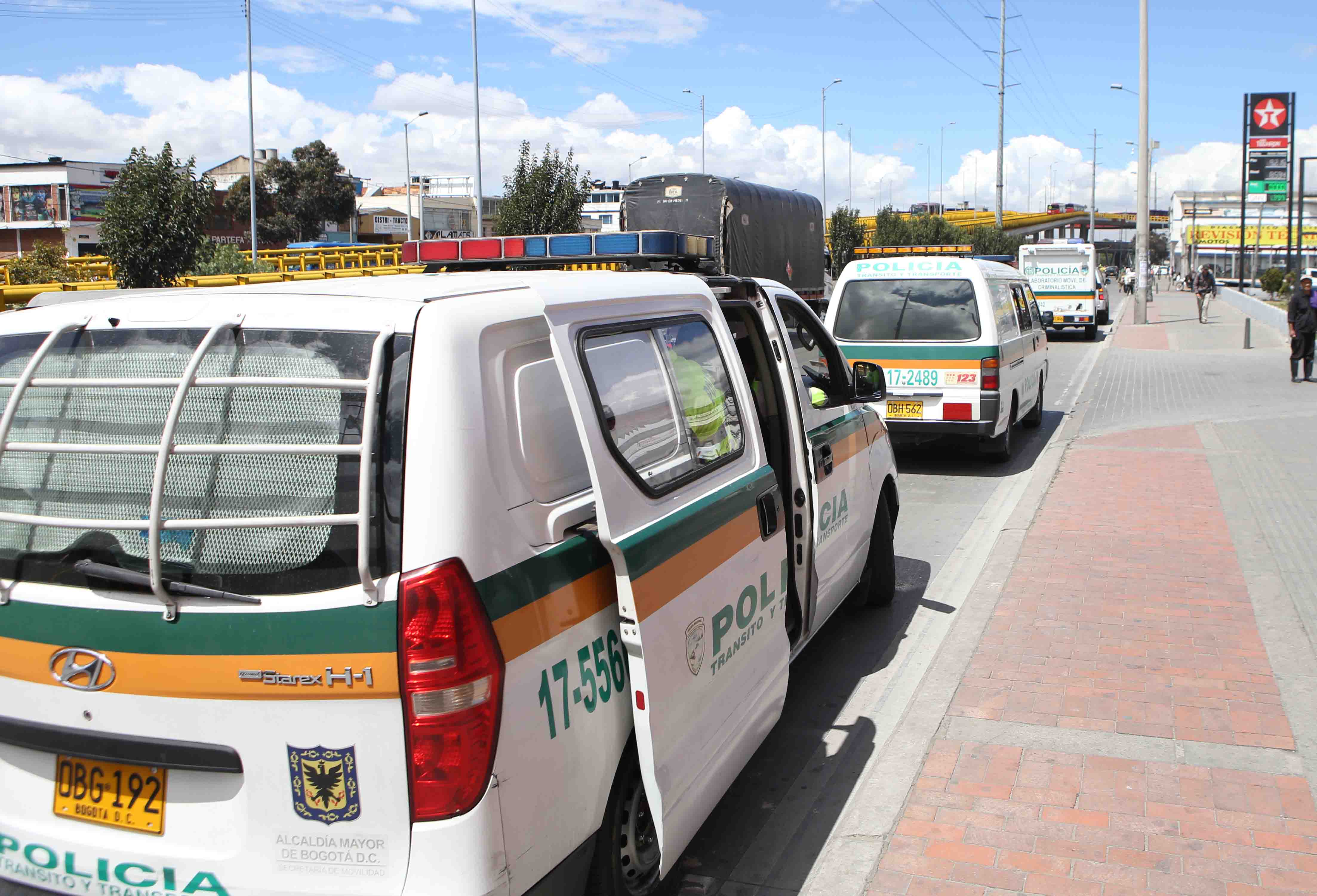 Persecución en Bogotá