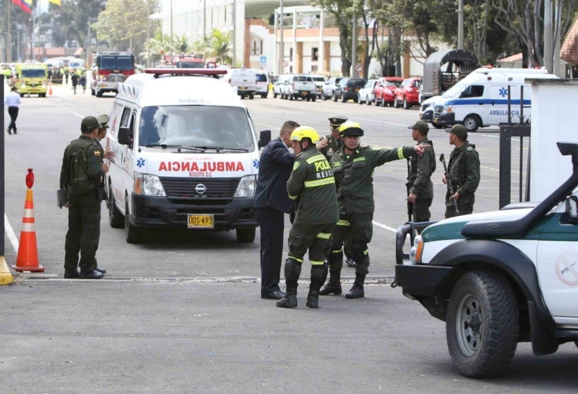 Carro bomba Escuela General Santander