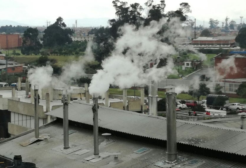 Contaminación en Bogotá