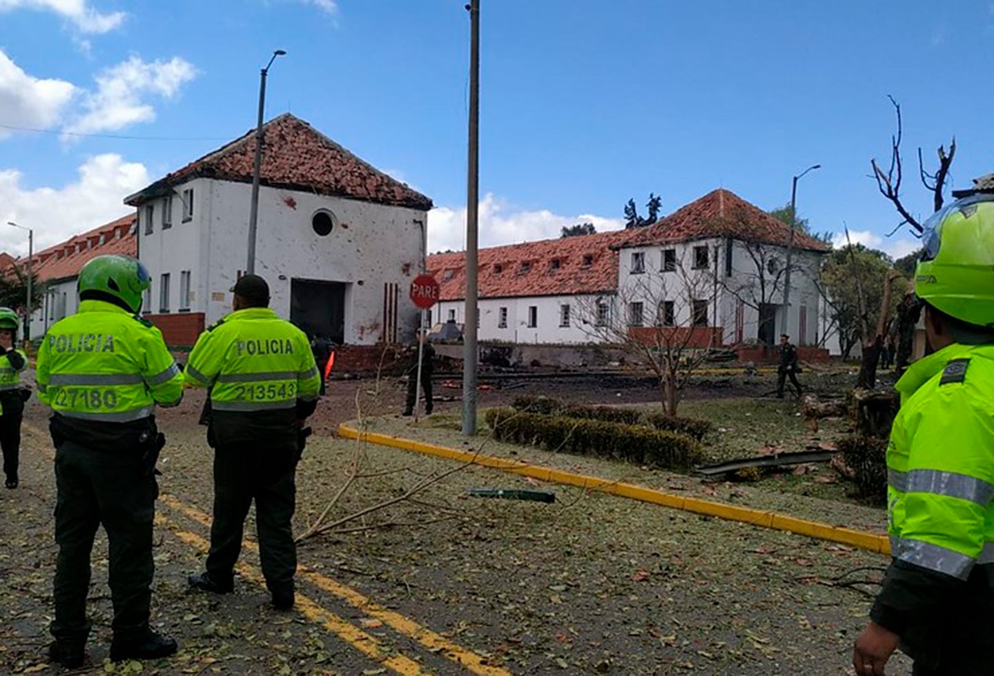 La Escuela General Santander, tras el atentado del 17 de enero de 2019