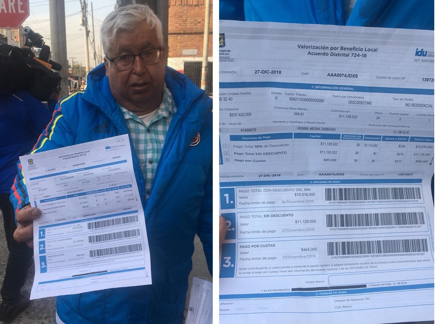 cobro de la valorización