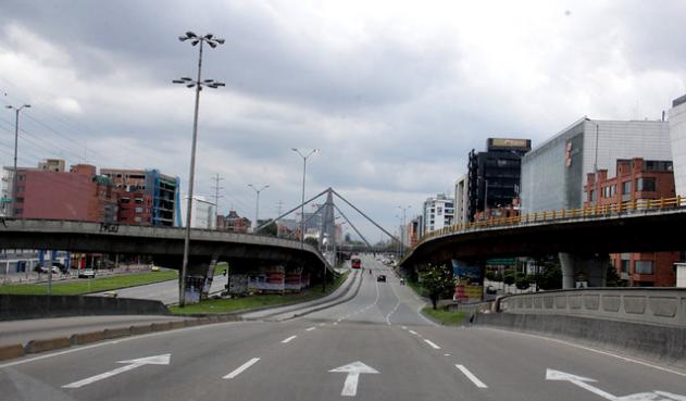 Autopista Norte, en Bogotá