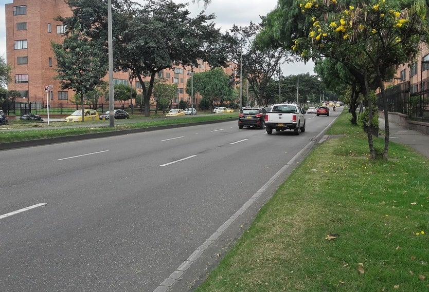 Calle 127 en Bogotá