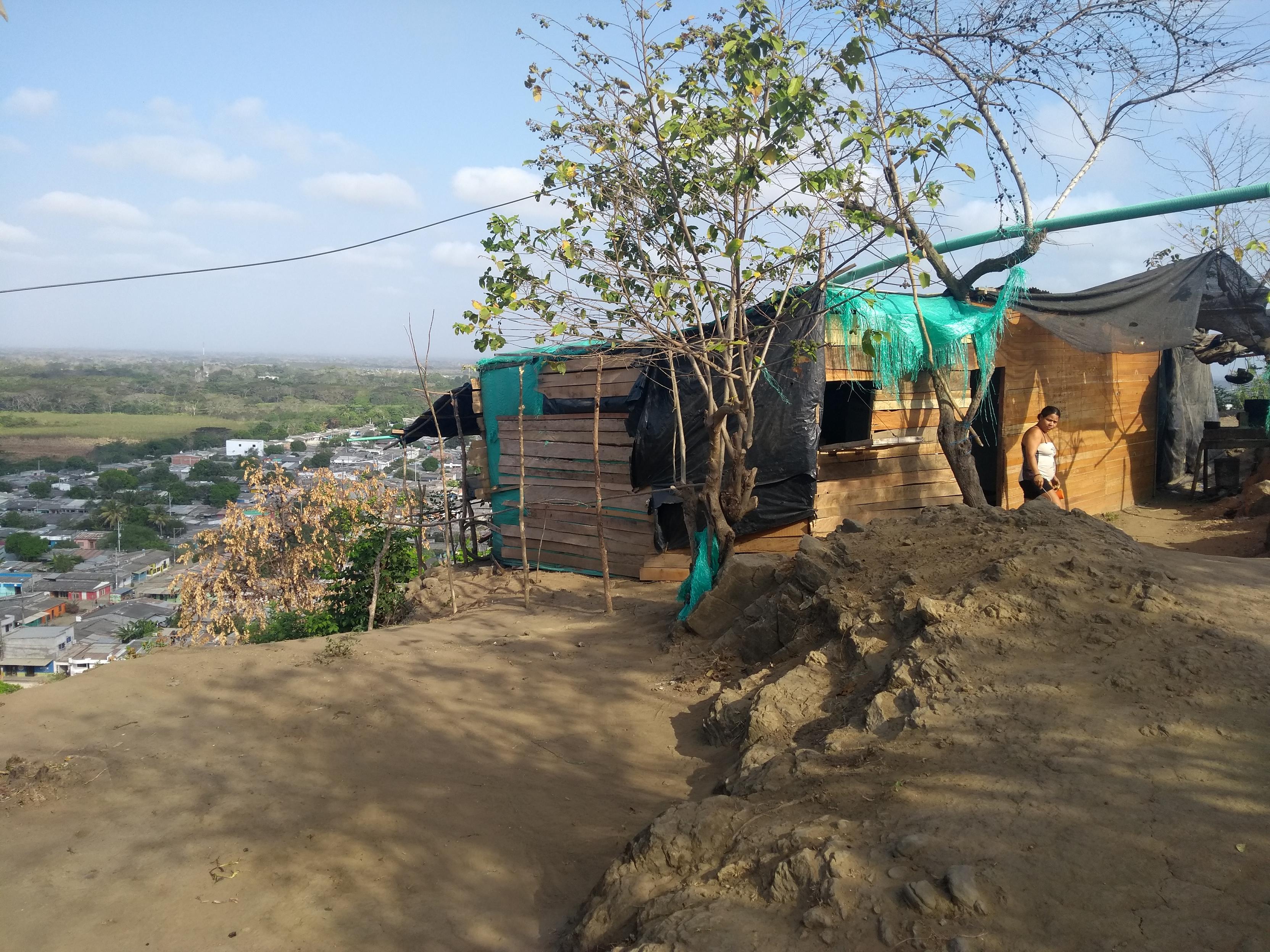 Casa humilde en Bogotá