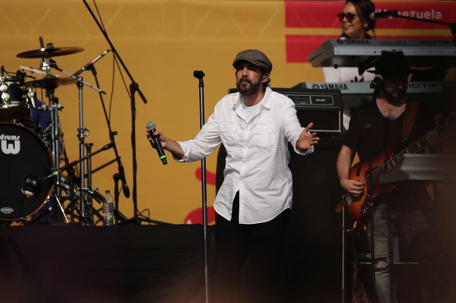 Juan Luis Guerra en el ‘Venezuela Aid Live’
