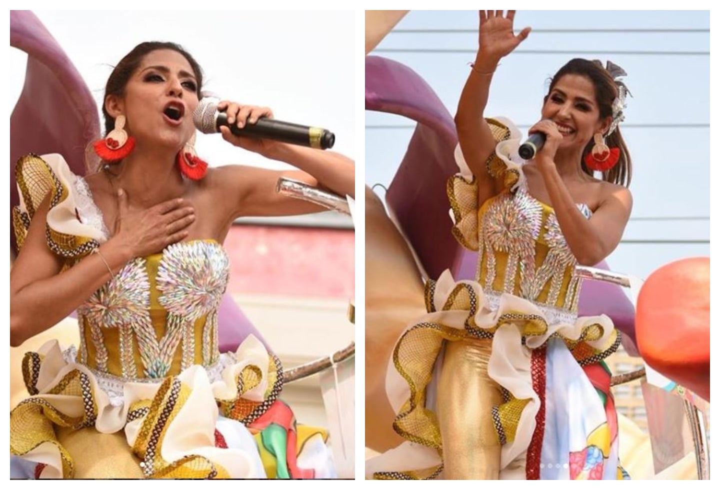 Aida Bossa en el Carnaval de Barranquilla 2019