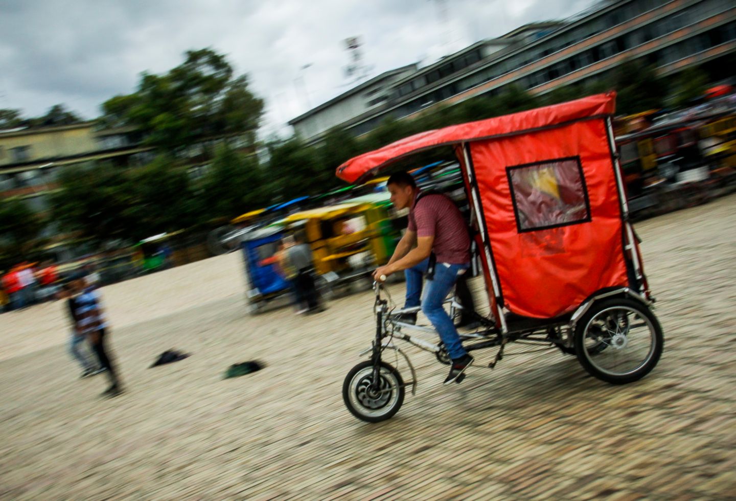El censo de los bicitaxistas en Bogotá lo adelanta la Secretaría de Movilidad.