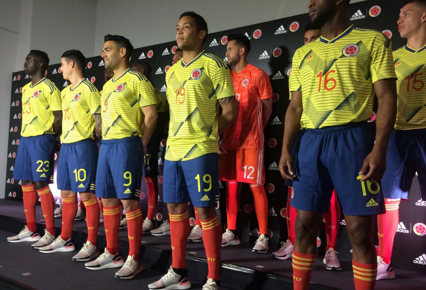 Nueva camiseta de Colombia