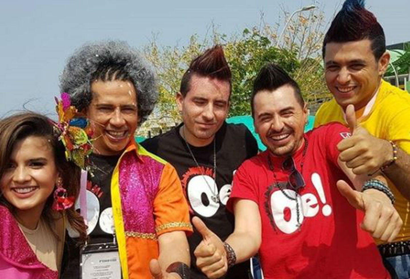 Actores de El Man es Germán también estuvieron en la Batlla delas Flores en el carnaval de Barranquilla.