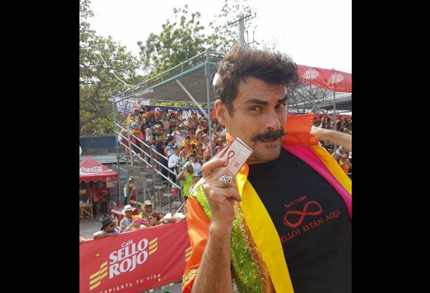 Rafael Taibo en el Carnaval de Barranquilla