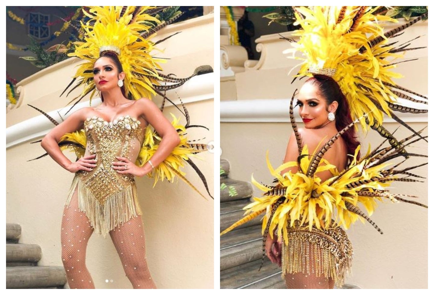 Kimberly Reyes en el Carnaval de Barranquilla