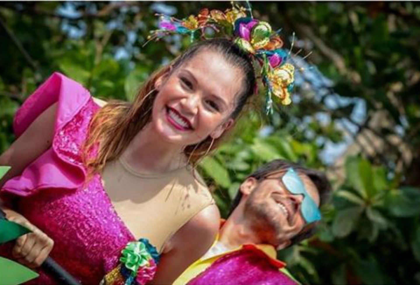 Lina Tejeiro en el carnaval de Barranquilla 2019