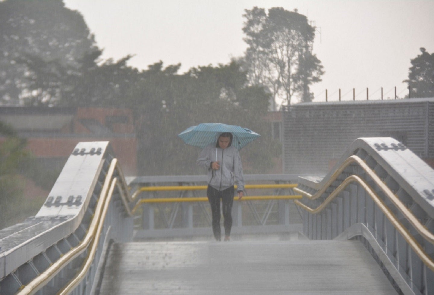 Fuertes lluvias en Bogotá