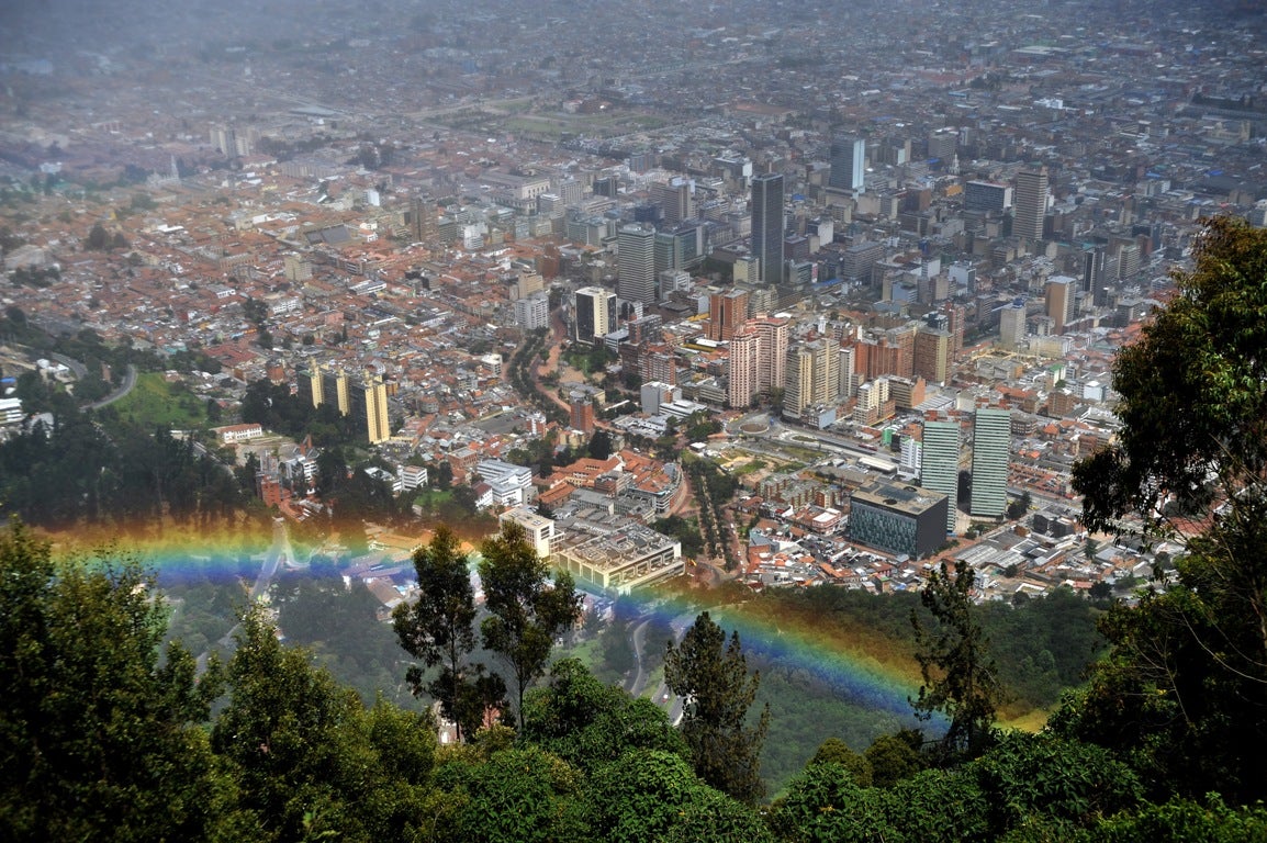 Panorámica de Bogotá.