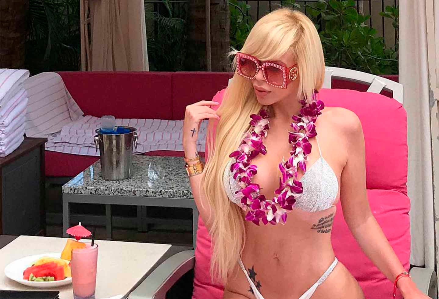 La modelo participó en una edición de la revista Playboy