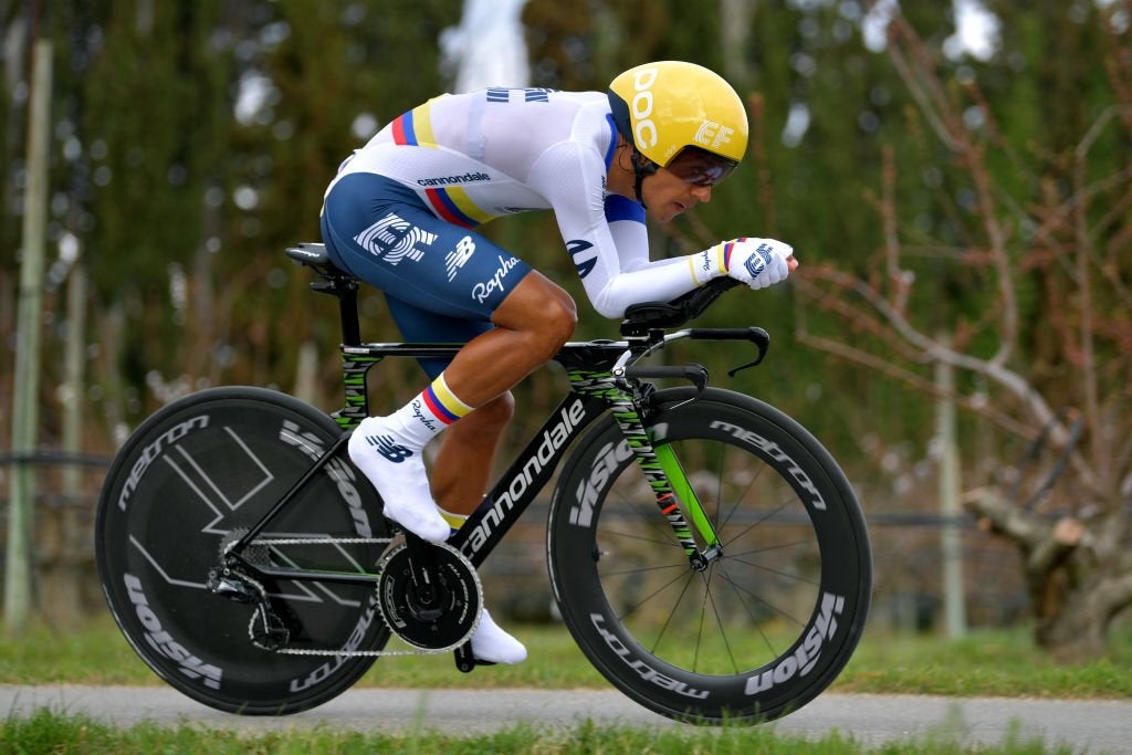 Daniel Felipe Martínez, ciclista del Education First