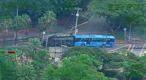 Disturbios en la Universidad del Valle, en Cali