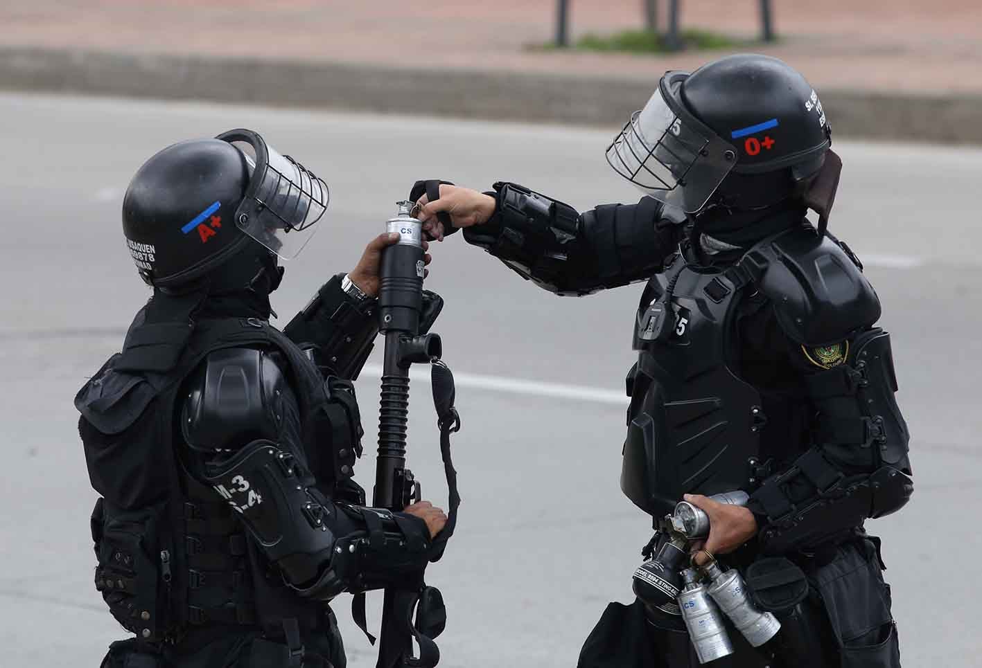 Protestas en Universidad Nacional Esmad