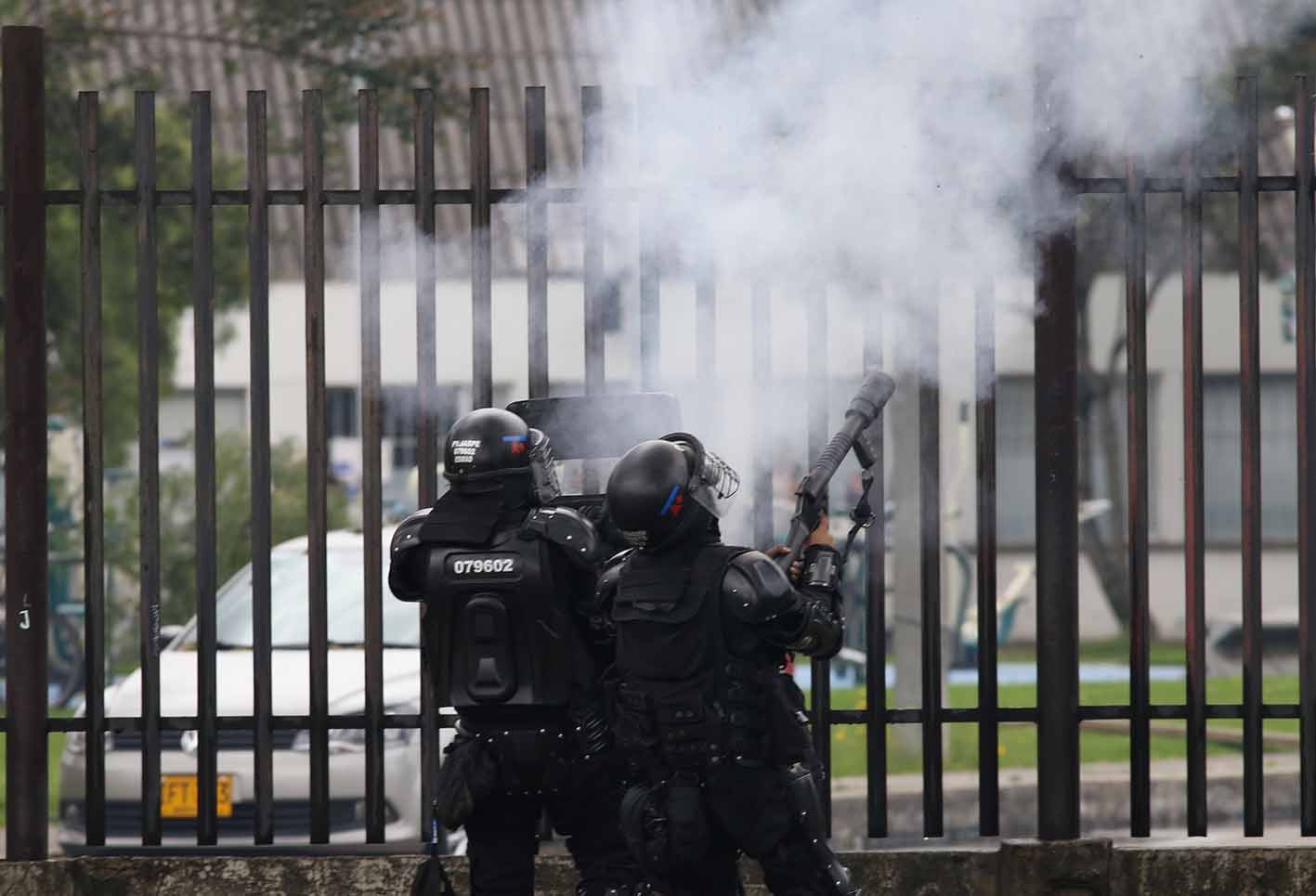 Protestas en Universidad Nacional Esmad