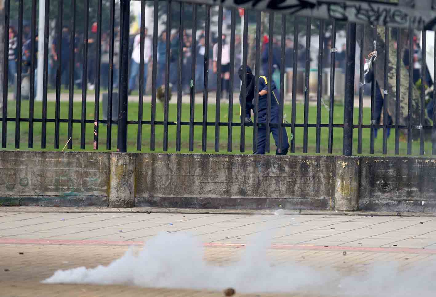 Protestas en Universidad Nacional Esmad