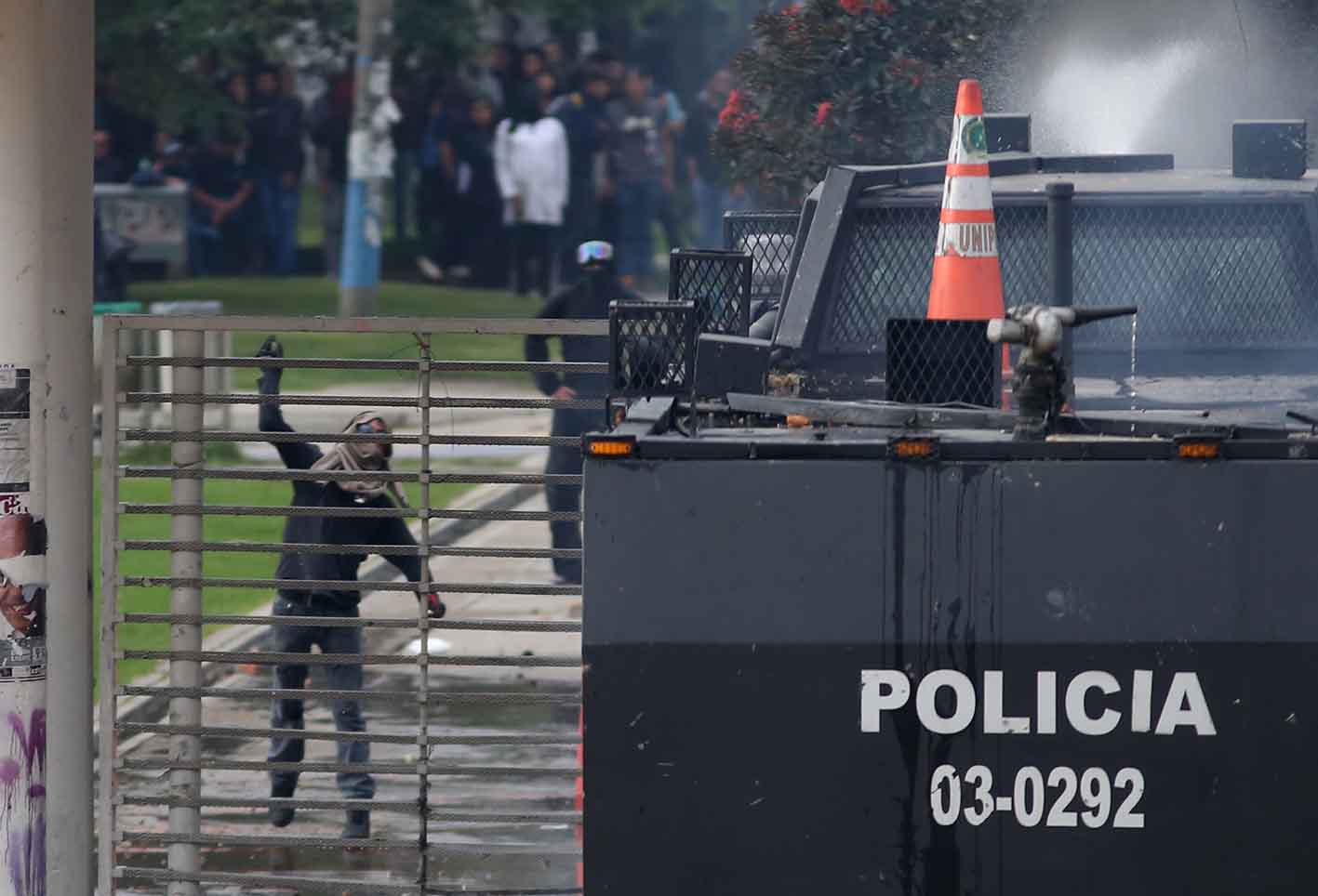 Protestas en Universidad Nacional Esmad