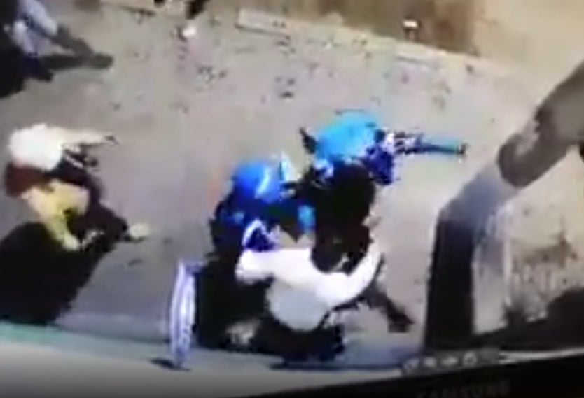 Ataque de hinchas de Millonarios