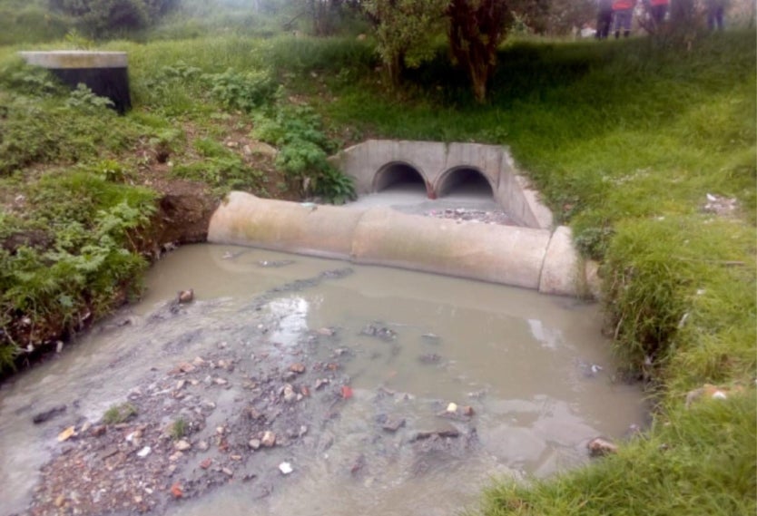 Contaminación en humedal Juan Amarillo