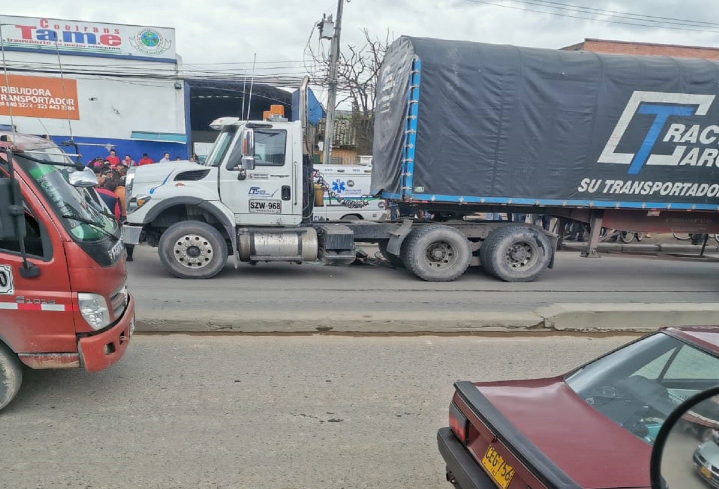 Accidente en el occidente de Bogotá