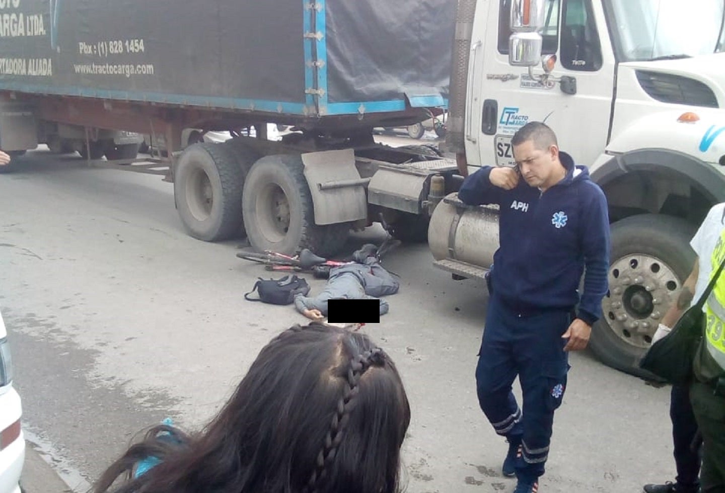 Accidente en el occidente de Bogotá
