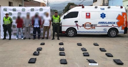 Autoridades ubican ambulancia cargada de marihuana en el municipio de Florida (Valle)