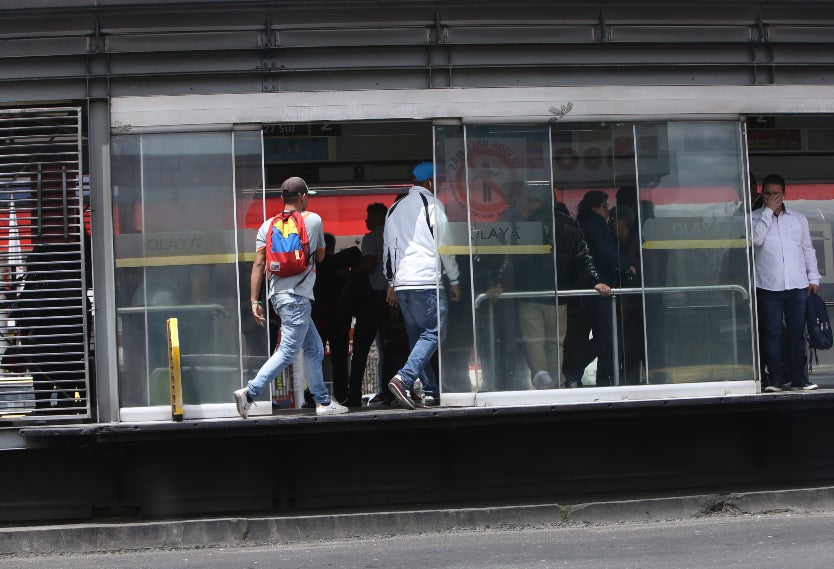 Colados en Trasnsmilenio