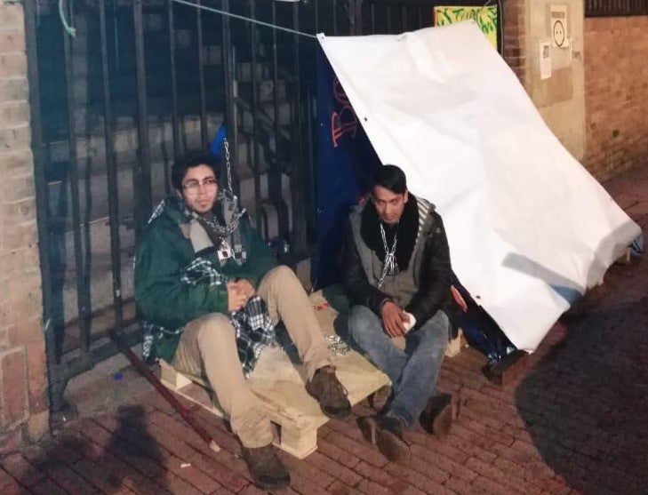 Estudiantes de la Universidad Autónoma de Bogotá, en huelga de hambre