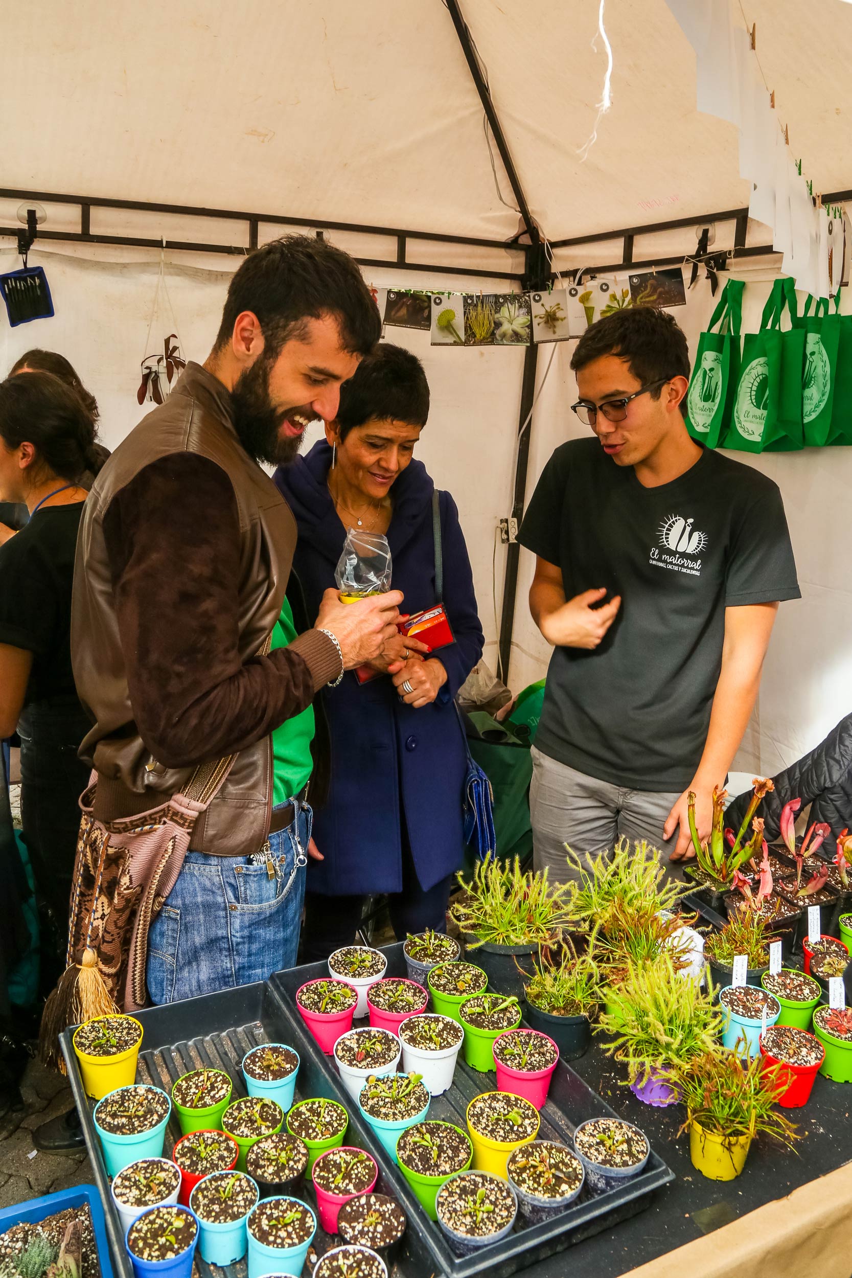 Visitantes en el Jardín Botánico de Bogotá