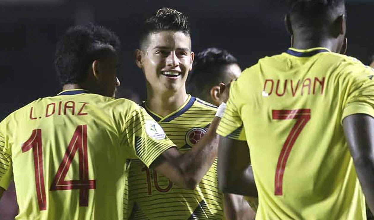 James Rodríguez, jugador de la Selección Colombia