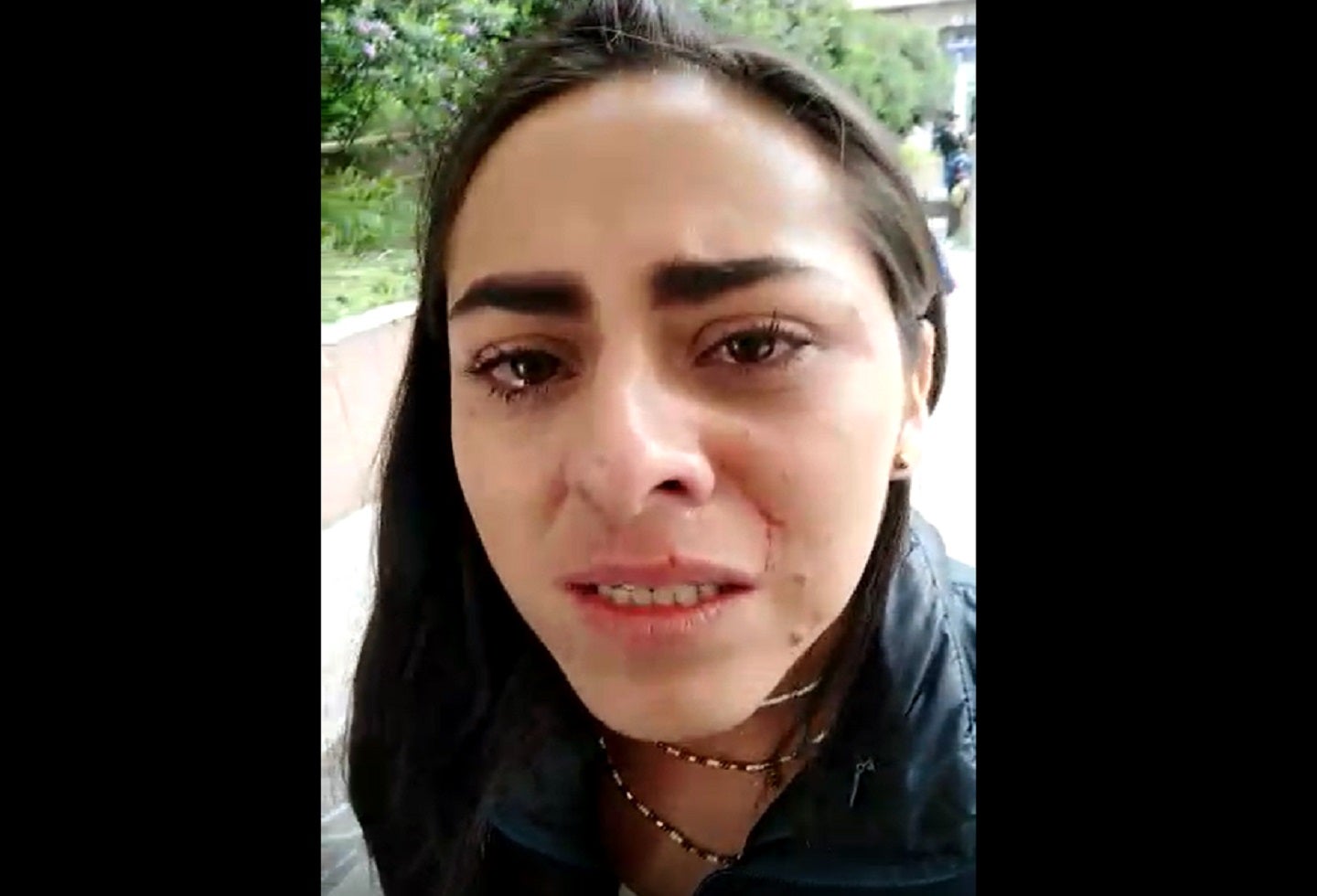 Agresión de una periodista