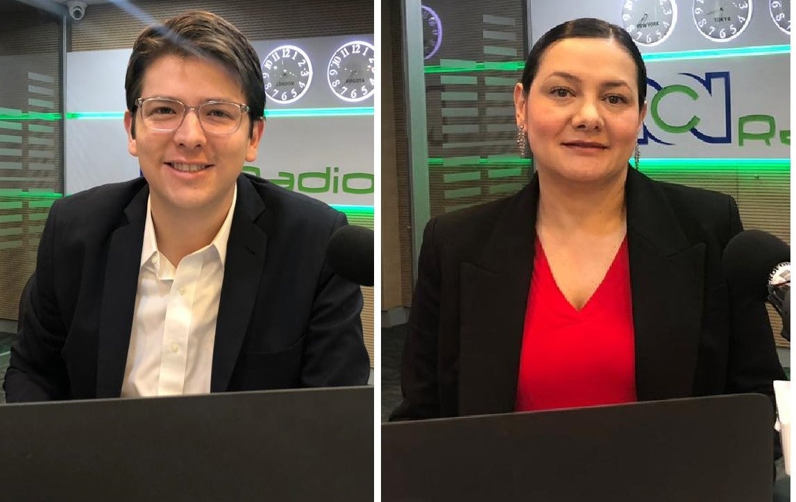 Miguel Uribe y Ángela Garzón, candidatos a la alcaldía de Bogotá
