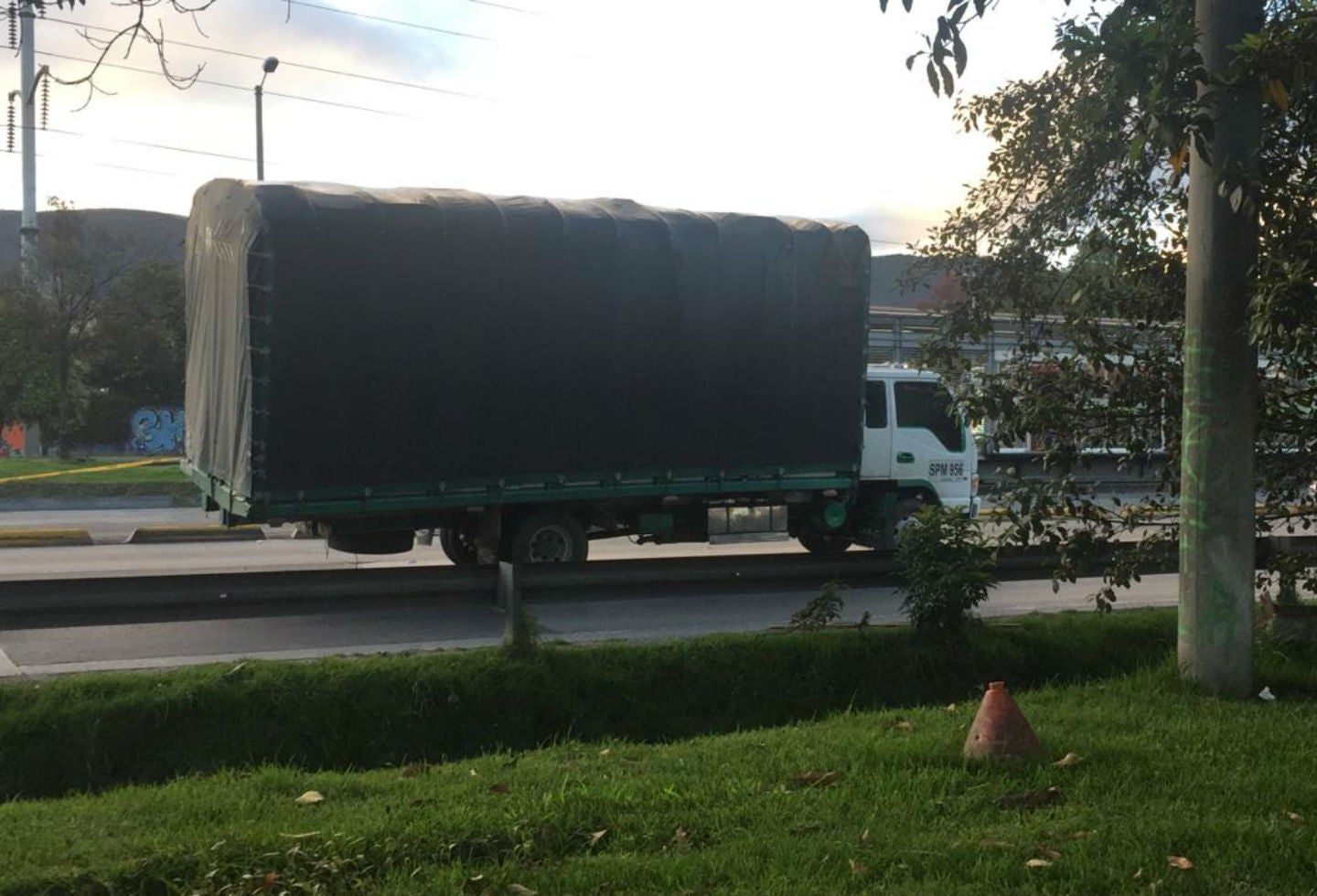 Accidente en la Autopista Norte con Calle 153