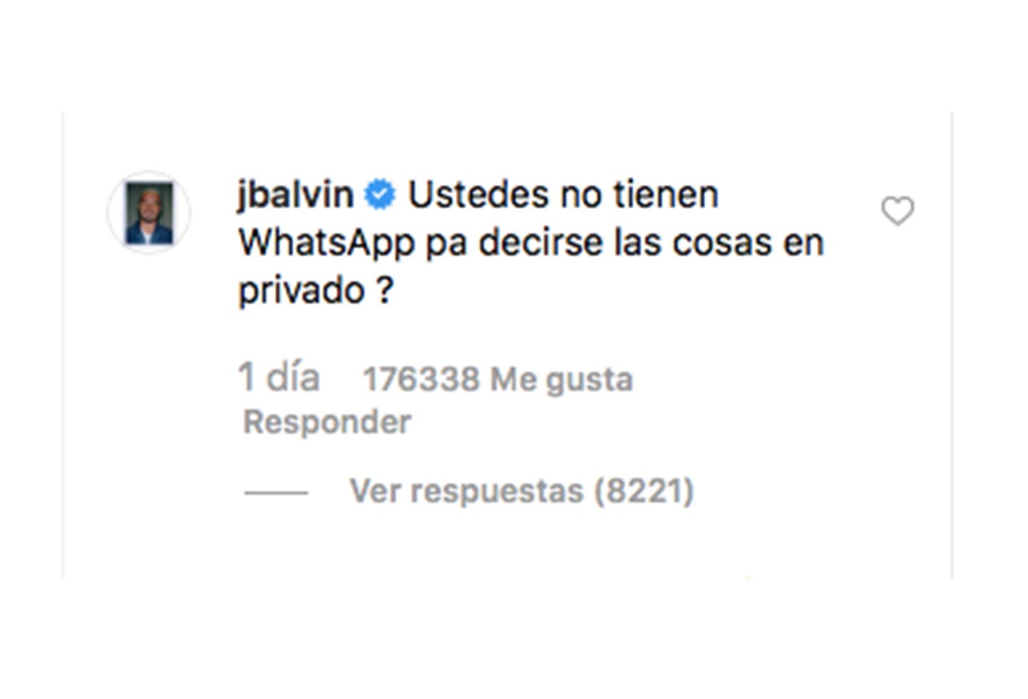 Así fue el mensaje de J Balvin para Sebastián Villalobos